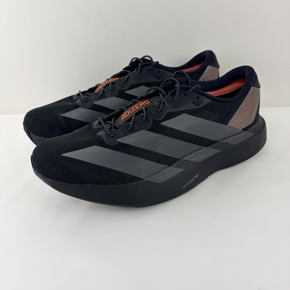 Adidas Adizero Lightstrike Pro Men's Size 11.5 Black Gray Orange Running